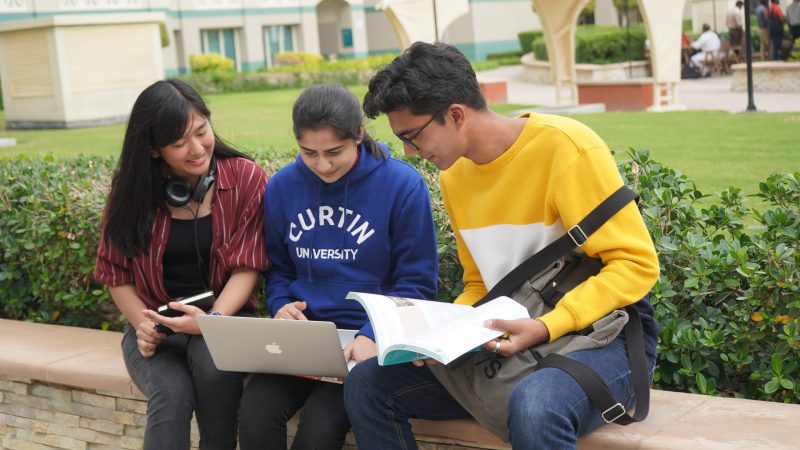 Students at Curtin Dubai